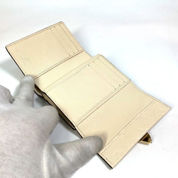 Authentic LOUIS VUITTON M81071 MonogramEmpreinte Wallet Portefeuille Metis Trifo - Picture 7 of 13